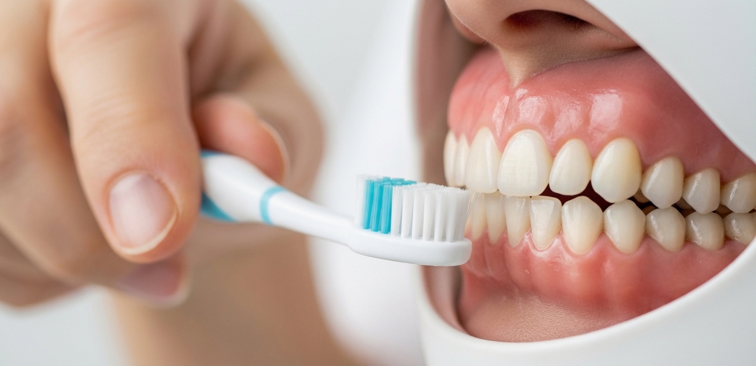 Stop Bleeding Gums by mastering the correct brushing method to gently remove plaque.