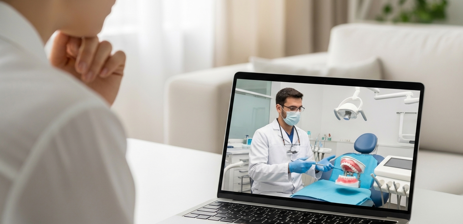 Turkey Teeth treatment planning begins with a remote video consultation from Canada.