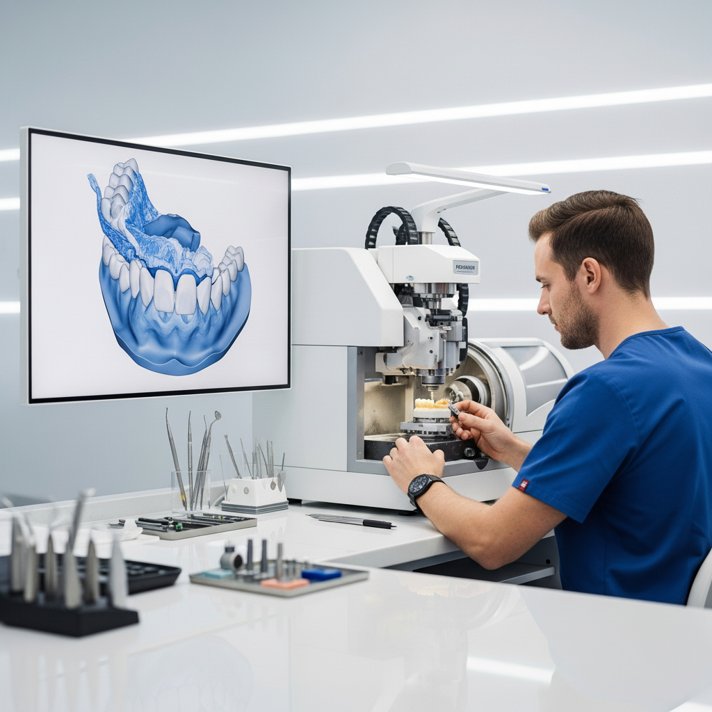 High-Tech Dental Clinic Equipment in Use Dental Treatment Abroad often involves clinics equipped with the latest advanced technology for superior patient care