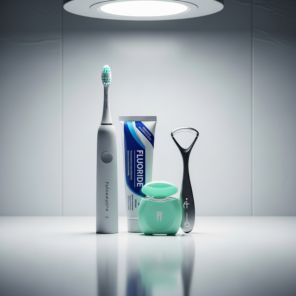 Daily Oral Hygiene Routine Essentials What Causes Bad Breath can be prevented with a foundational at-home care routine