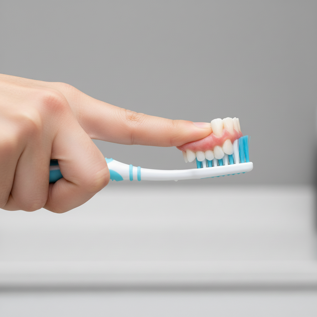 Incorrect Brushing Technique and Gum Damage Causes Receding Gums when aggressive brushing habits wear away delicate gum tissue over time