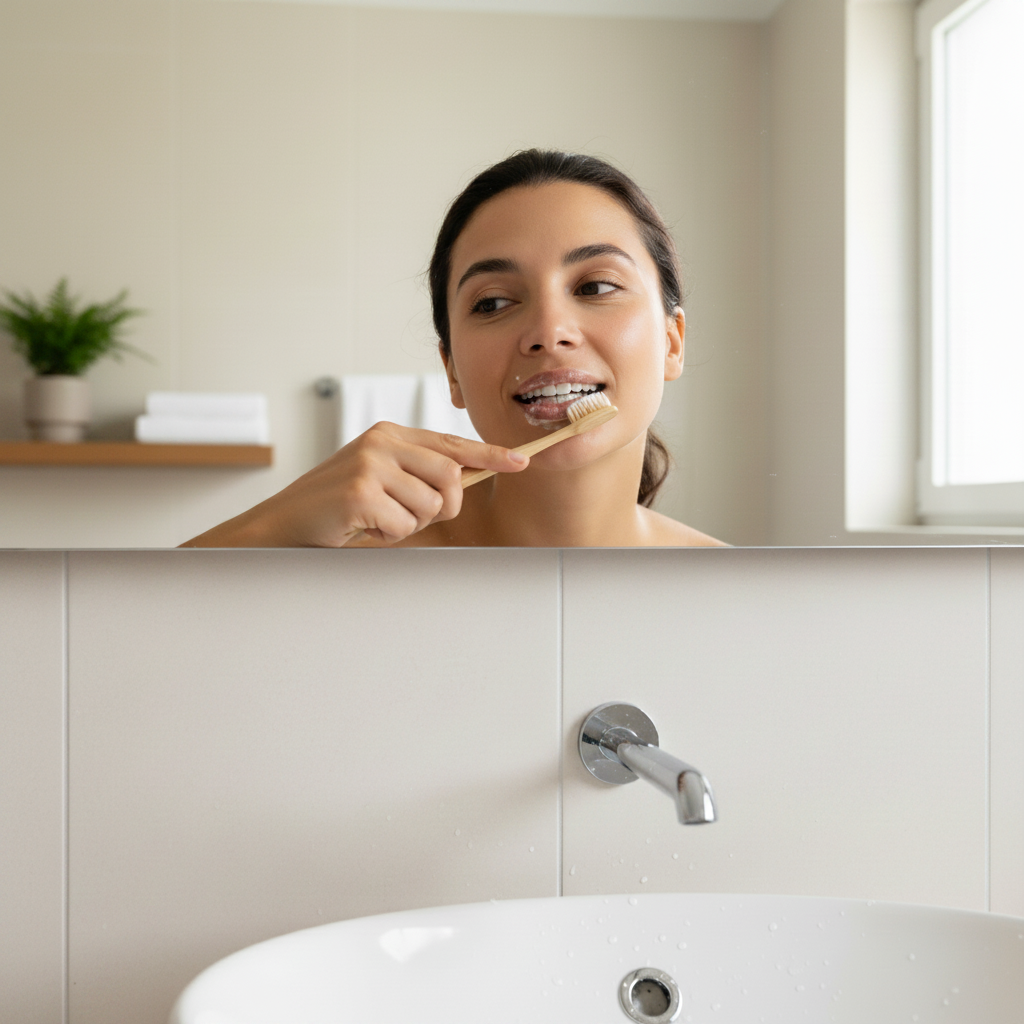 Proper Daily Brushing for Oral Health Dentist-Recommended Oral Hygiene Tips involve brushing twice daily with the correct technique for optimal cleanliness.