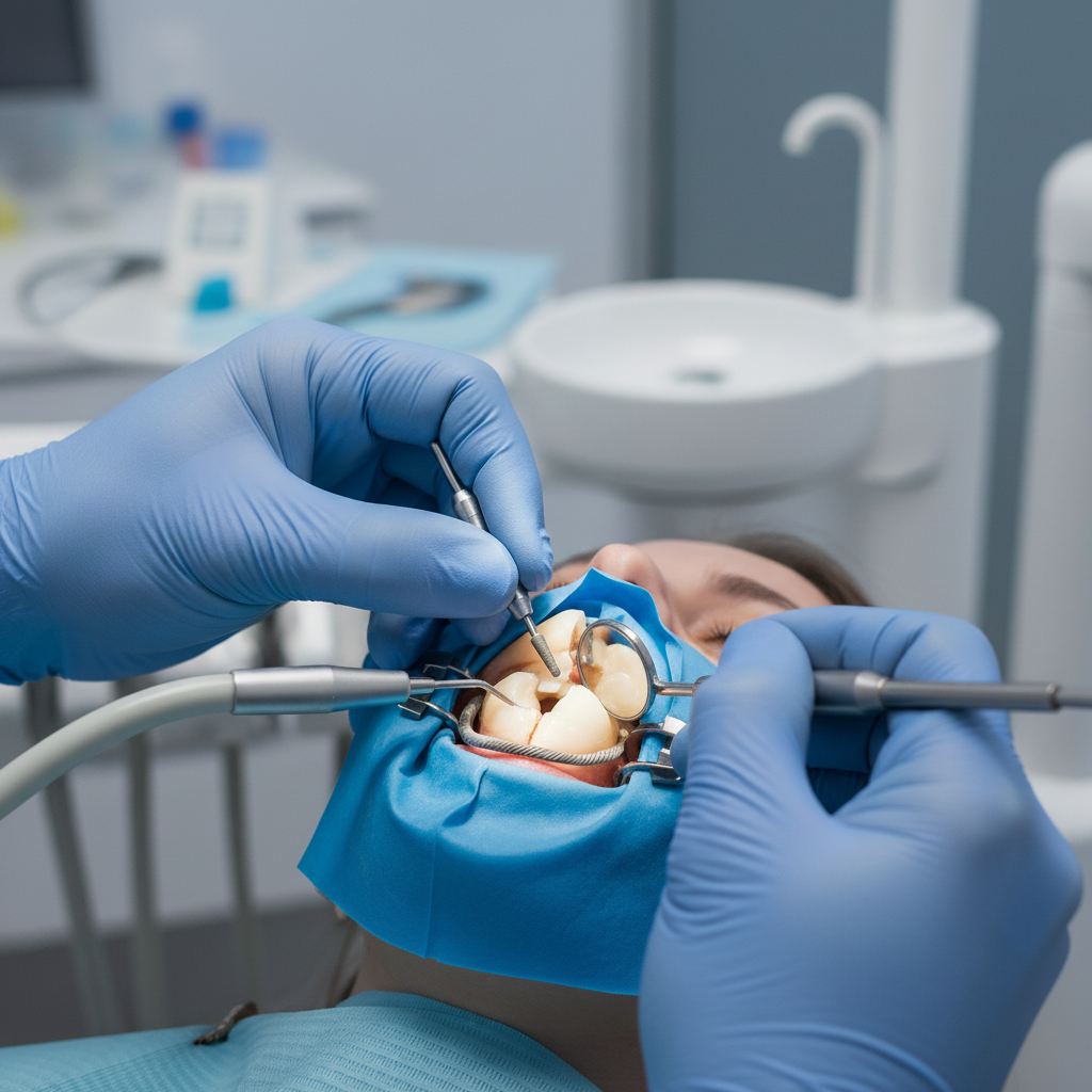 Cracked tooth repair with a dental crown Dentists Repair Cracked Teeth using advanced methods like preparing a tooth for a dental crown.