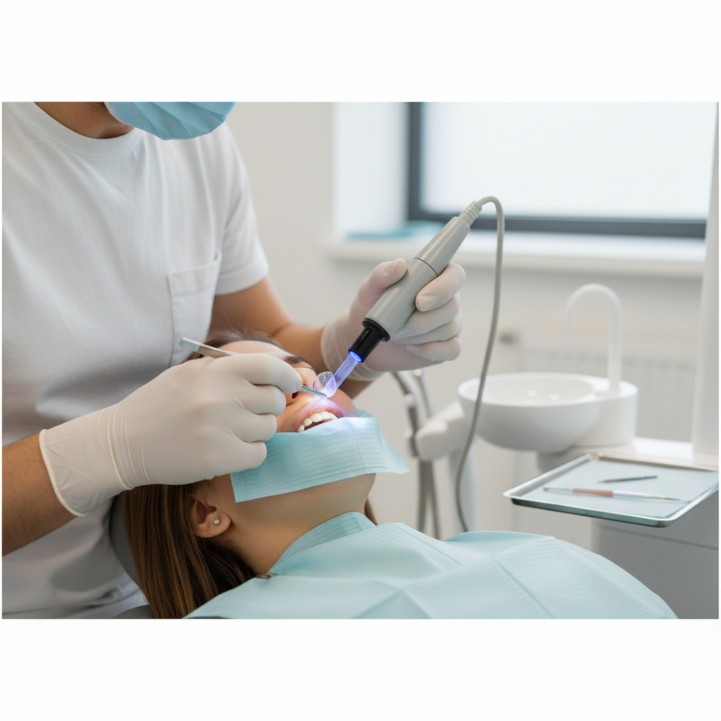 Dental professional bonding veneers to teeth Veneer Treatment involves careful bonding of custom shells to achieve a flawless and confident smile.