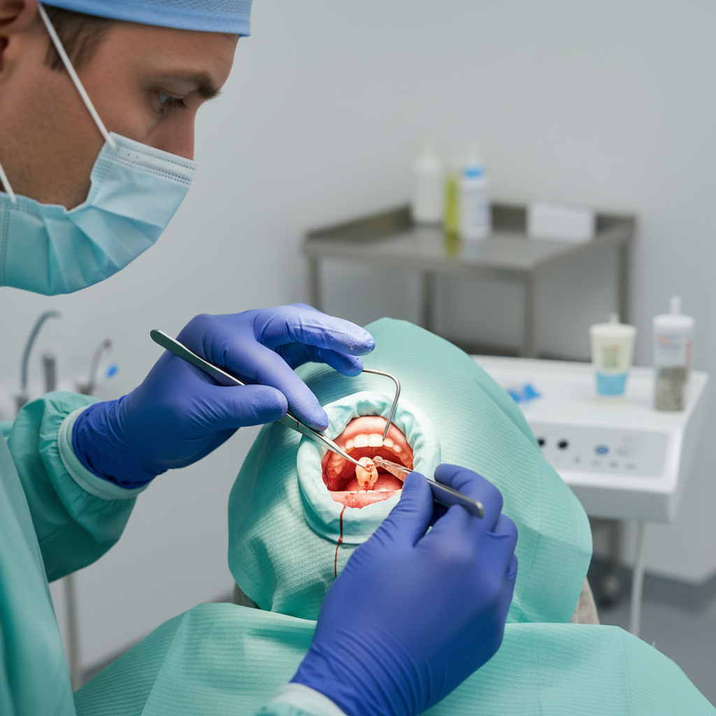 Wisdom Tooth Removal involves precise surgical steps performed by an oral surgeon in a sterile environment.