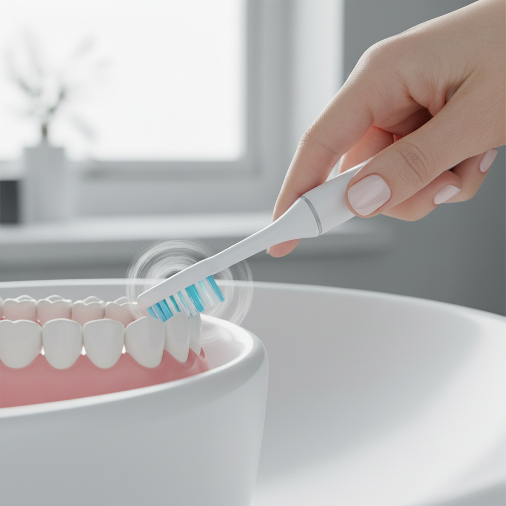 Demonstrating Correct Tooth Brushing Technique Prevent Tooth Decay Naturally: Mastering brushing techniques is crucial for daily oral hygiene.
