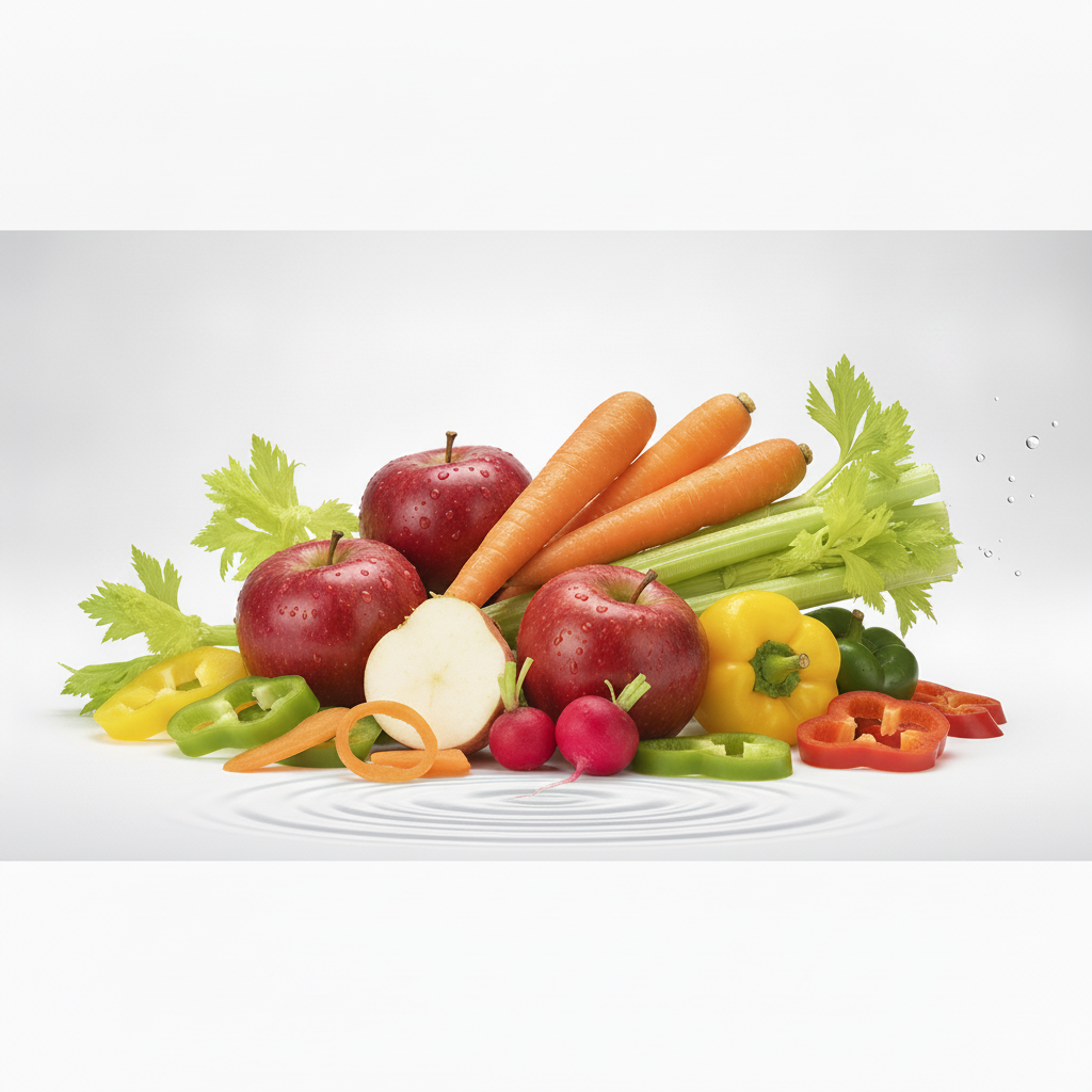 The Best Foods for Healthy Teeth and Gums are crunchy fruits and vegetables that act as natural cleansers.