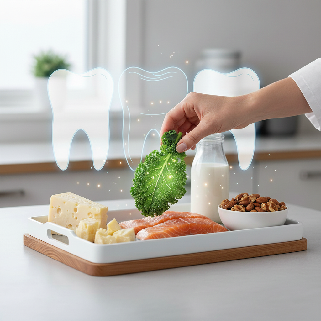 Diet for strong enamel and oral health Prevent Tooth Decay Naturally by incorporating calcium-rich foods and essential vitamins to strengthen tooth enamel.