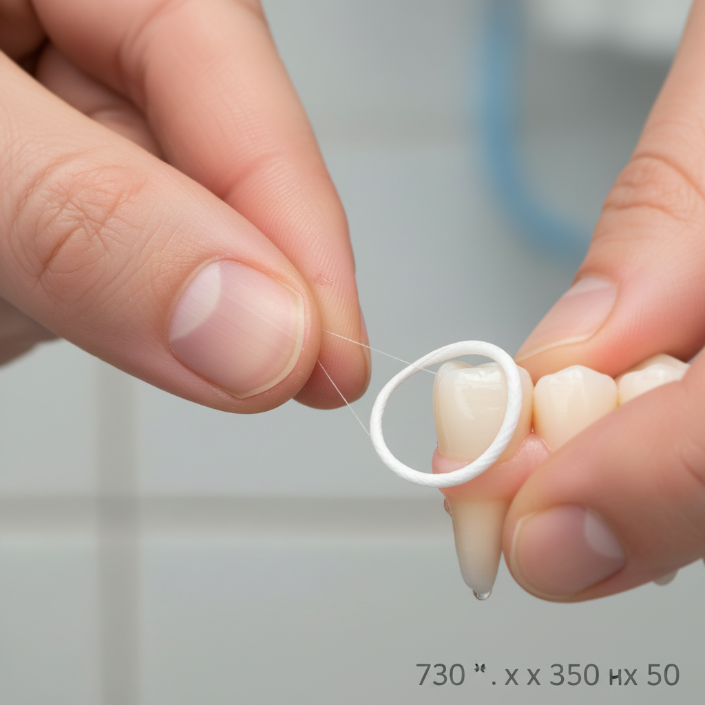 Proper technique for dental flossing Why Flossing Is Important for effectively cleaning between teeth and under the gum line, preventing plaque.