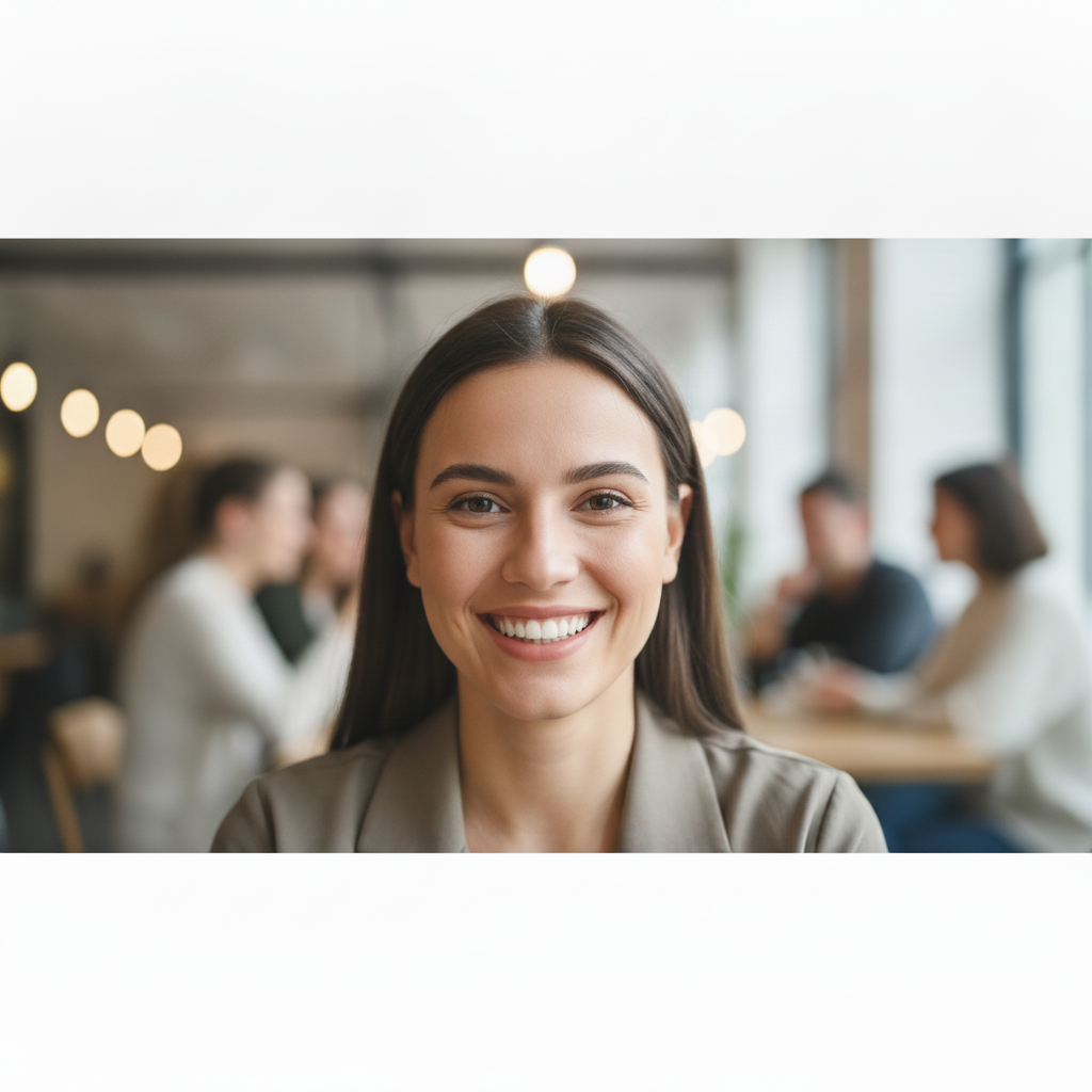 Confident person with a radiant smile Cosmetic Dentistry Can Boost Your Confidence, leading to enhanced self-esteem and more positive social interactions.